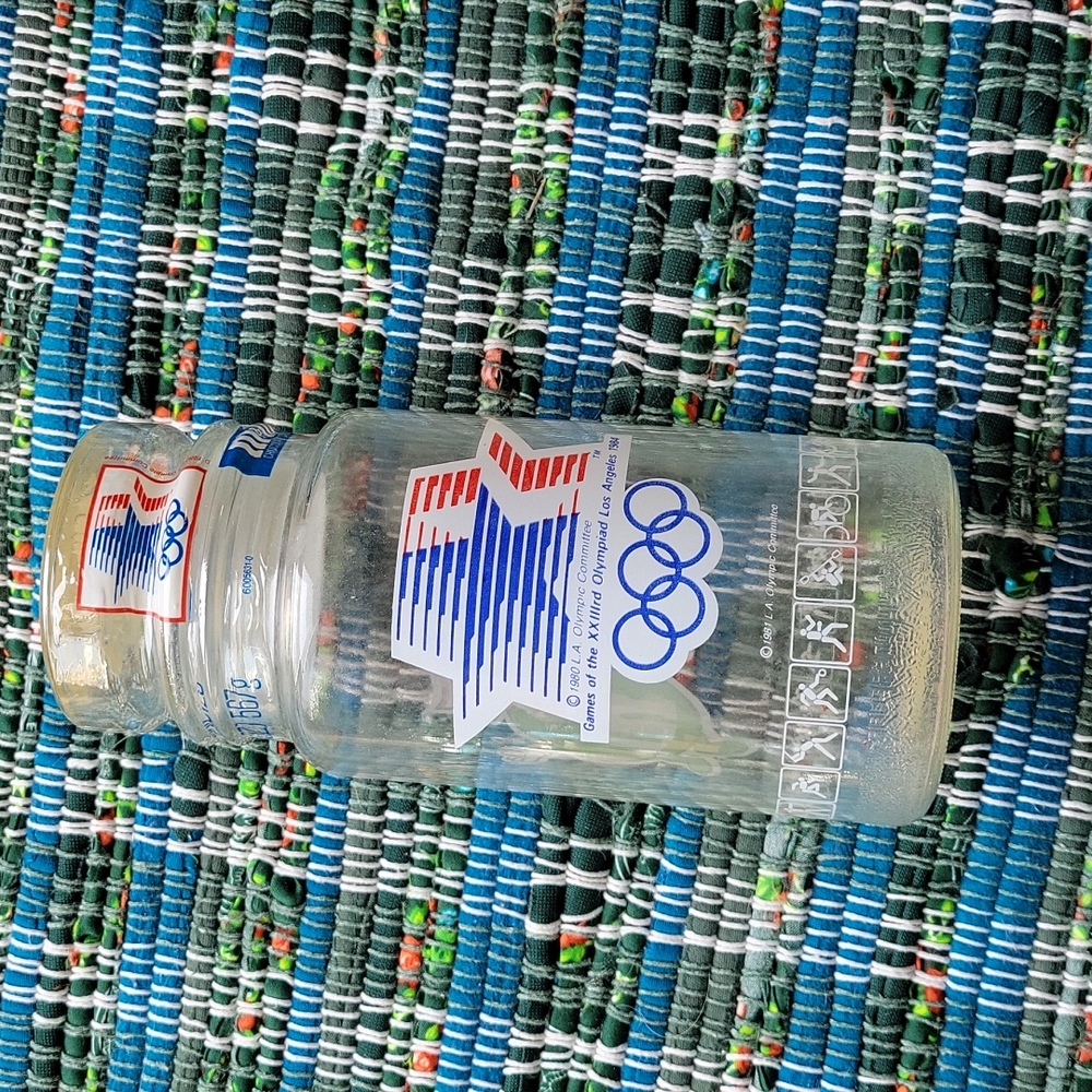 USA Los Angeles 1984 Olympic M & M Glass Decanter